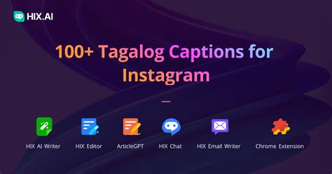 100+ Tagalog captions for instagram + Free AI Caption Generator.